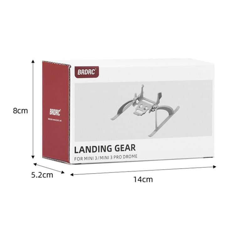 For DJI Mini 3 / 3 Pro BRDRC Folding Heightened Landing Gear Training Rack (Grey) - Mount & Holder by BRDRC | Online Shopping UK | buy2fix