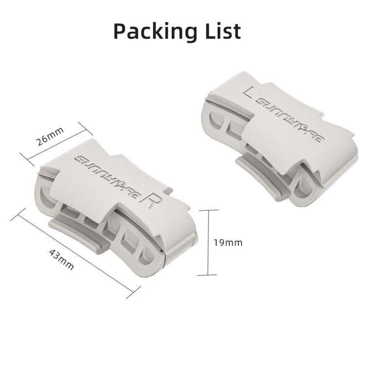 For DJI Flip Sunnylife Anti-shake Arm Buckle Fixing Integrated Buckle Quick Release Anti-Collision Buckle (Grey) - Others by Sunnylife | Online Shopping UK | buy2fix