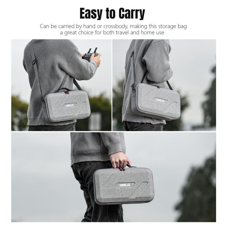 For DJI Flip STARTRC Shoulder Storage Bag Integrated Handbag (Grey) - Backpacks & Bags by STARTRC | Online Shopping UK | buy2fix