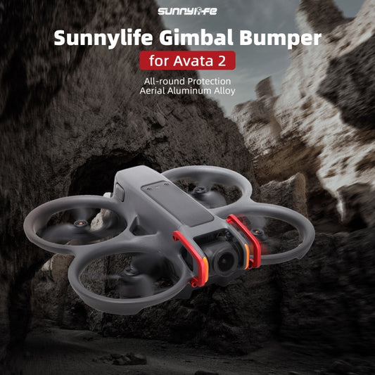For DJI Avata 2 Sunnylife Gimbal Aluminum Anti-collision Bumper (Black) by Sunnylife