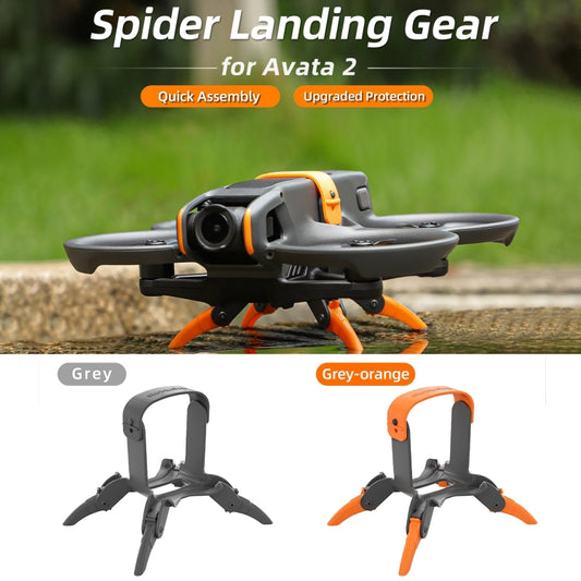 For DJI AVATA 2 Sunnylife LG797 Landing Gear Extensions Heightened Spider Gears Support Leg (Grey) by Sunnylife