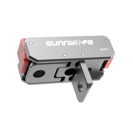 Sunnylife Metal Magnetic Quick Release Adapter Mount Foldable Cam Stand 1/4 Adapter For DJI Osmo Nano / Osmo 360 / Action 5 Pro / 4 / 3 (Grey) - Mount & Holder by Sunnylife | Online Shopping UK | buy2fix