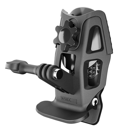 STARTRC Helmet Chin Mount Clip For GoPro, Insta360, DJI and Other Action Cameras (Black) - Mount & Holder by STARTRC | Online Shopping UK | buy2fix