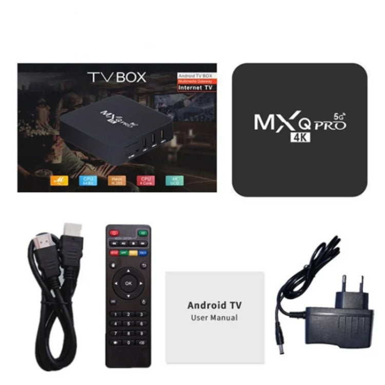 MXQ Pro 4K TV Box Rockchip RK3228A Quad Core CPU Android 7.1, 1GB+8GB wtih Remote Control, US Plug by buy2fix