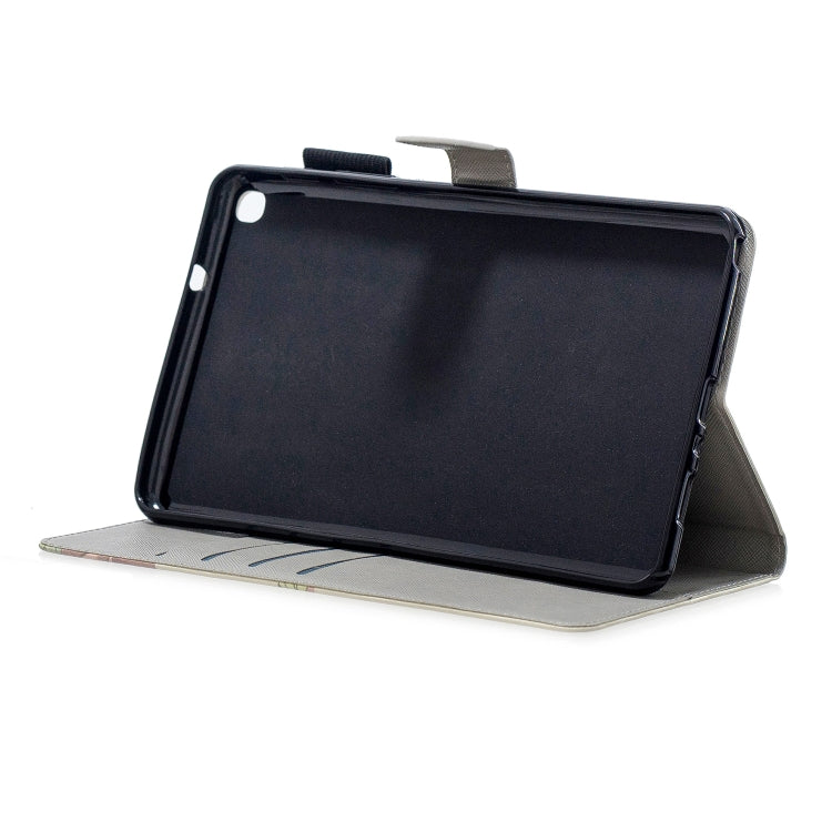 3D Horizontal Flip Leather Case with Holder & Card Slots For Galaxy Tab A 8 (2019)(Flower Butterfly) by buy2fix