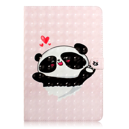 3D Colored Drawing Universal Horizontal Flip Leather Case, with Holder & Card Slot & Wallet for 7 inch Tablet PC(Black White Cat) - 7 inch by buy2fix | Online Shopping UK | buy2fix