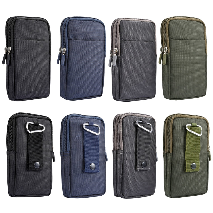 Sports Leisure Drawstring Horizontal Plate Hanging Waist Phone Waist Pack Leather Case, Suitable for 6.7-6.9 inch Smartphones(Green) by buy2fix