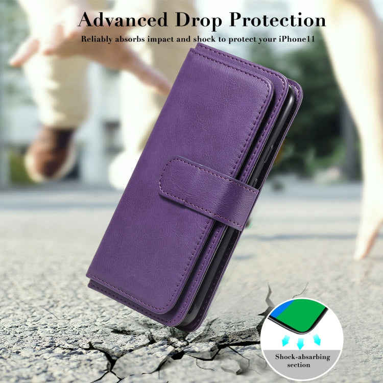 For Google Pixel 5 Multifunctional Magnetic Copper Buckle Horizontal Flip Leather Case with Bracket & 10 Card Slots & Wallet & Photo Frame(Dark Green) - Google Cases by buy2fix | Online Shopping UK | buy2fix