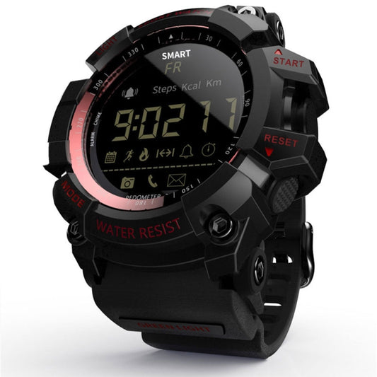 Lokmat MK16 LCD Screen 50m Waterproof Smart Watch, Support Information Reminder / Remote Camera / Walking Motion Monitor(Red) - Smart Watches by Lokmat | Online Shopping UK | buy2fix