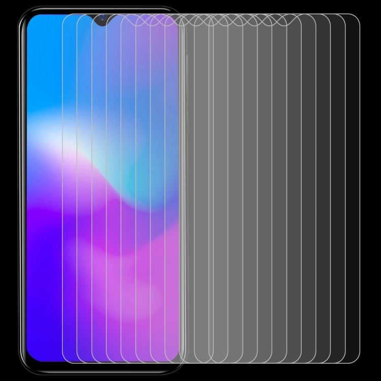 For Blackview A60 Pro 10 PCS 0.26mm 9H 2.5D Tempered Glass Film by buy2fix