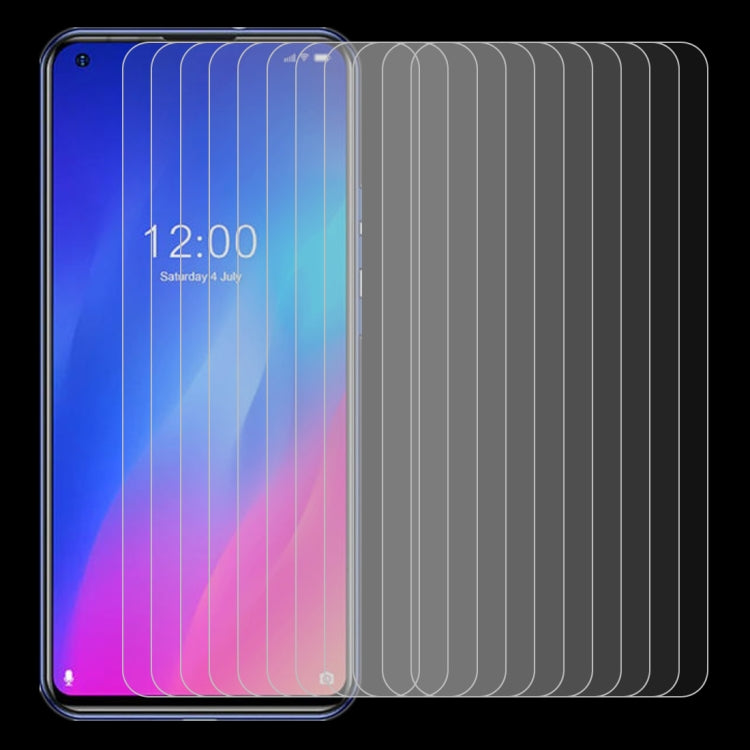 For Doogee N30 10 PCS 0.26mm 9H 2.5D Tempered Glass Film by buy2fix