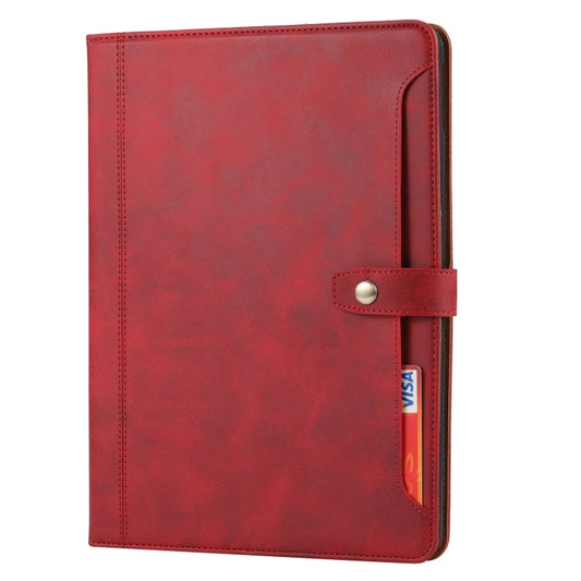 Calf Texture Double Fold Clasp Horizontal Flip Leather Case with Photo Frame & Holder & Card Slots & Wallet For iPad Pro 10.5(Red) - iPad Pro 10.5 inch Cases by buy2fix | Online Shopping UK | buy2fix