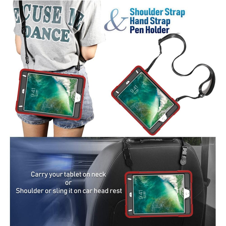 Contrast Color Silicone + PC Combination Case with Holder For iPad mini 3(Red + Black) - iPad Mini 4 & 3 & 2 & 1 Cases by buy2fix | Online Shopping UK | buy2fix