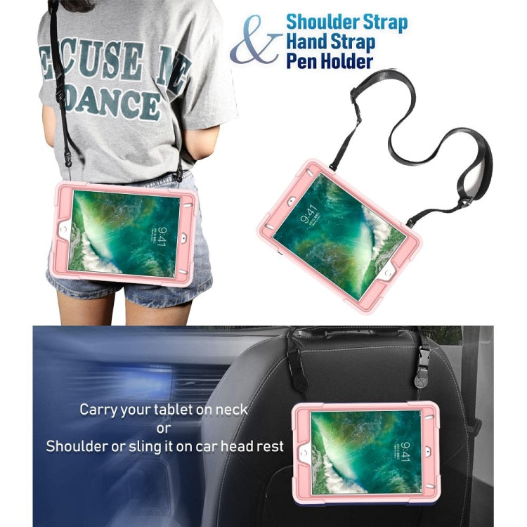 Contrast Color Silicone + PC Combination Case with Holder For iPad mini 3(Rose Gold) - iPad Mini 4 & 3 & 2 & 1 Cases by buy2fix | Online Shopping UK | buy2fix