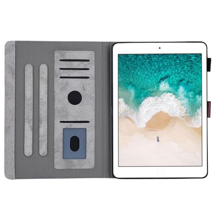 For iPad Pro 10.5 (2017) Business Style Horizontal Flip Leather Case, with Holder & Card Slot & Photo Frame & Sleep / Wake-up Function(Grey) - iPad Pro 10.5 inch Cases by buy2fix | Online Shopping UK | buy2fix