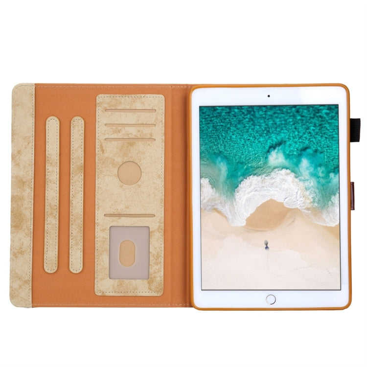 For iPad Mini (2019) Business Style Horizontal Flip Leather Case, with Holder & Card Slot & Photo Frame & Sleep / Wake-up Function(Yellow) - iPad mini (2019) / mini 5 Cases by buy2fix | Online Shopping UK | buy2fix