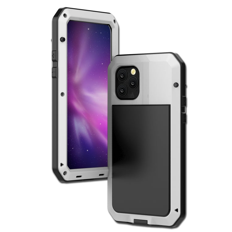 For iPhone 11 Pro Metal Armor Triple Proofing Protective Case(White) - iPhone 11 Pro Cases by buy2fix | Online Shopping UK | buy2fix