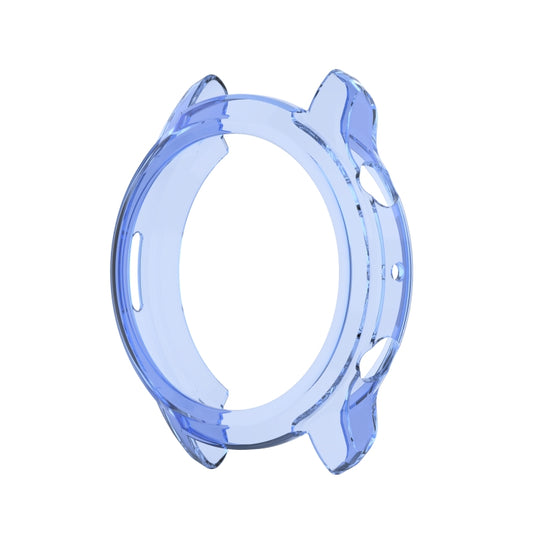 For TicWatch Pro 3 / Pro 3 Lite Half Coverage Hollowed TPU Protective Case(Transparent Blue) by buy2fix
