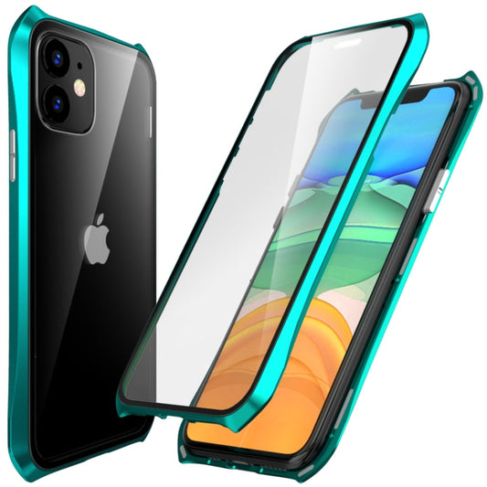 For iPhone 11 PC Magneto Shell Series All-Inclusive Anti-Fall Waterproof Protection Case(Cyan) - iPhone 11 Cases by buy2fix | Online Shopping UK | buy2fix