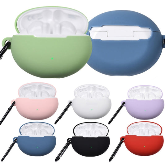 For Huawei FreeBuds 4i Liquid Silicone Earphone Protective Case(White) by buy2fix