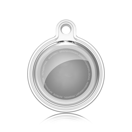 All-inclusive Clear Crystal Shockproof Protective Cover Case with Keychain Hook Loop For AirTag(Transparent) by MOMAX