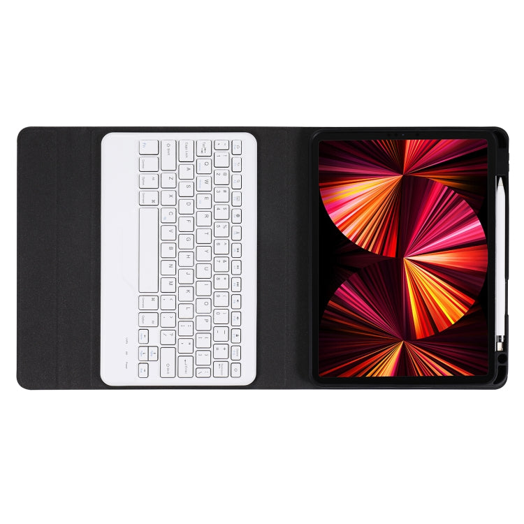 B07 Splittable Bluetooth Keyboard Leather Tablet Case with Triangle Holder & Pen Slot For iPad 9.7 2018 & 2017 / Pro 9.7 / Air 2(Gradient Rainbow) by buy2fix