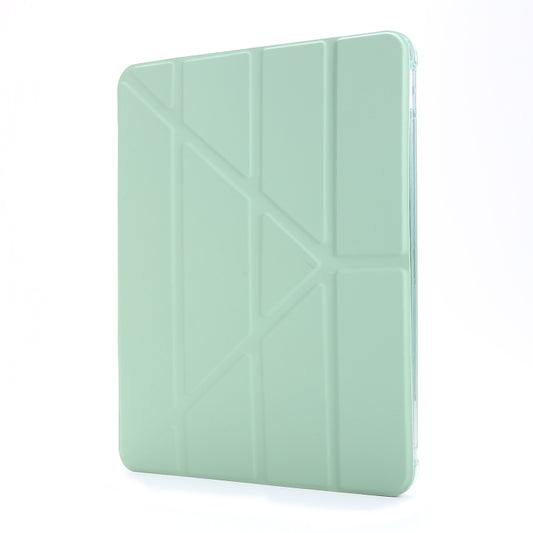 For iPad Pro 11 2022 / 2021 Multi-folding Horizontal Flip PU Leather + Shockproof TPU Tablet Case with Holder & Pen Slot(Green) - iPad Pro 11 (2022/2021) Cases by buy2fix | Online Shopping UK | buy2fix