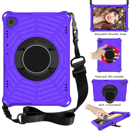 For Lenovo Tab M10 TB-X505F & TB-X605F / P10 TB-X705F Spider King EVA Protective Case with Adjustable Shoulder Strap & Holder(Purple) - Lenovo by buy2fix | Online Shopping UK | buy2fix