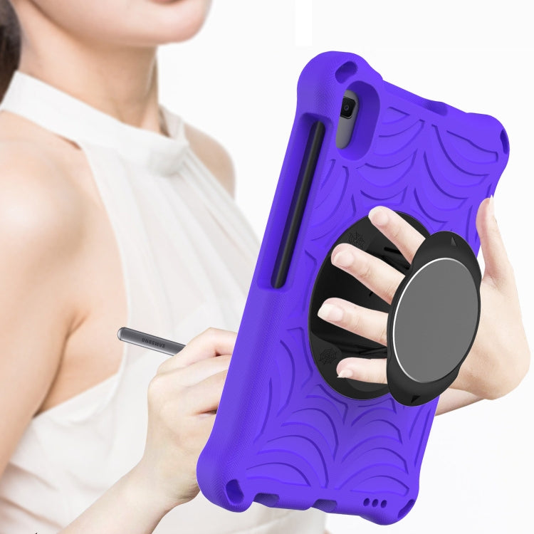 For Samsung Galaxy Tab A 8.4 2020 SM-T307U Spider King EVA Protective Case with Adjustable Shoulder Strap & Holder(Purple) - Tab A 8.4 (2020) by buy2fix | Online Shopping UK | buy2fix