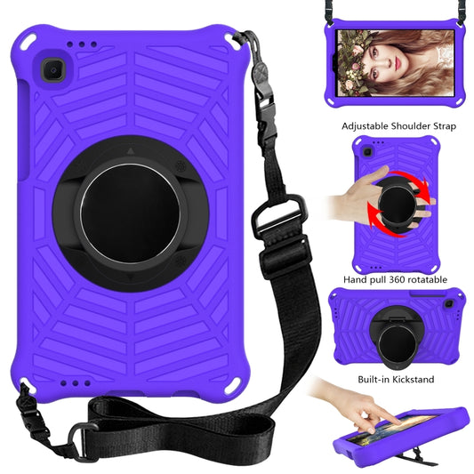 For Samsung Galaxy Tab A7 Lite 8.7 SM-T220 / SM-T225 Spider King EVA Protective Case with Adjustable Shoulder Strap & Holder(Purple) - Tab A7 Lite T220 / T225 by buy2fix | Online Shopping UK | buy2fix