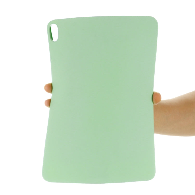 Solid Color Liquid Silicone Shockpoof Tablet Case For iPad Air 11 2024 / Air 2022 / 2020 10.9(Green) by buy2fix