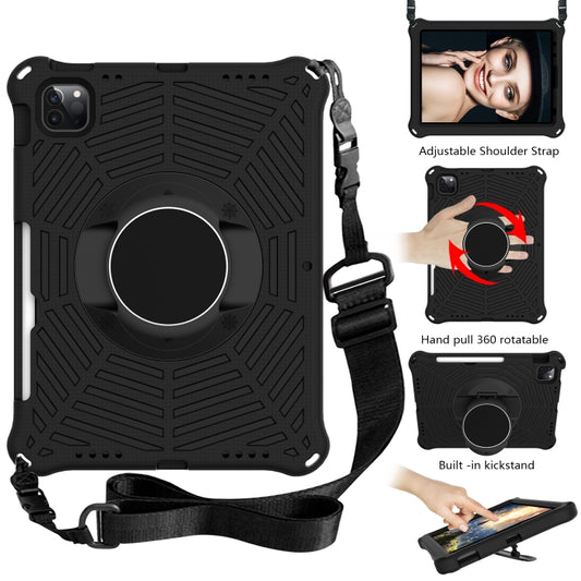 Spider King EVA Protective Tablet Case with Adjustable Shoulder Strap & Holder & Pen Slot For iPad Pro 11 inch 2021 & 2020 & 2018 / Air 2020 / Air 2022 10.9(Black) - iPad Pro 11 (2022/2021) Cases by buy2fix | Online Shopping UK | buy2fix