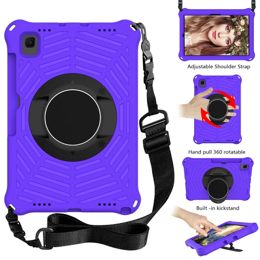 Spider King EVA Protective Case with Adjustable Shoulder Strap & Holder & Pen Slot For Samsung Galaxy Tab A7 10.4 2020 SM-T500 / SM-T505(Purple) - Other Galaxy Tab PC by buy2fix | Online Shopping UK | buy2fix