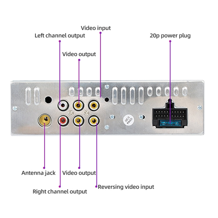9601C HD 7 inch Manually Retractable Screen Car MP5 Player GPS Navigation Bluetooth Radio, Support Mirror Link & FM & TF Card & USB by buy2fix
