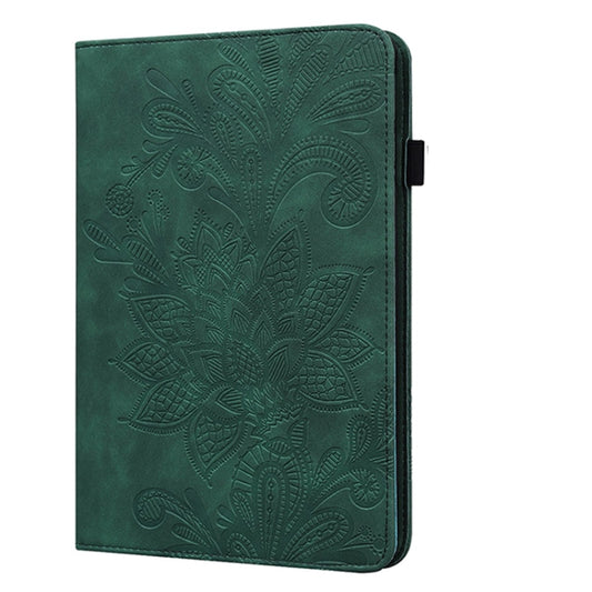 Lace Flower Embossing Pattern Horizontal Flip Leather Case with Holder & Card Slots & Wallet & Photo Frame & Sleep / Wake-up Function For iPad Pro 10.5 2017 / 10.2 2019(Green) - iPad Pro 10.5 inch Cases by buy2fix | Online Shopping UK | buy2fix