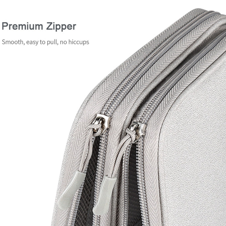 SM01S Double-layer Multifunctional Digital Accessory Storage Bag(Black) by buy2fix