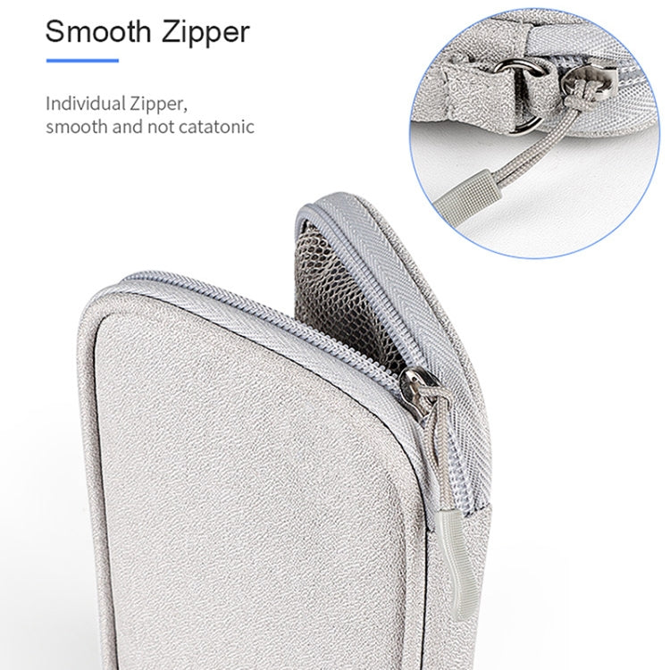 SM03 Multifunctional Digital Accessories Storage Bag with Lanyard(Gray) by buy2fix