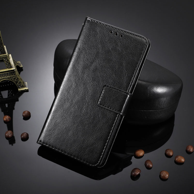 For Blackview A90 Crazy Horse Texture Horizontal Flip Leather Case with Holder & Card Slots & Lanyard(Black) by buy2fix