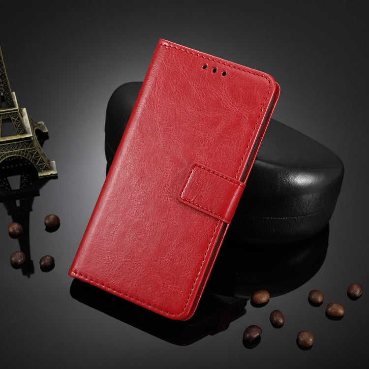 For Blackview A90 Crazy Horse Texture Horizontal Flip Leather Case with Holder & Card Slots & Lanyard(Red) by buy2fix
