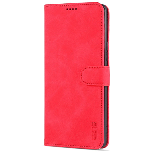 For Honor 50 AZNS Skin Feel Calf Texture Horizontal Flip Leather Case with Card Slots & Holder & Wallet(Red) by AZNS