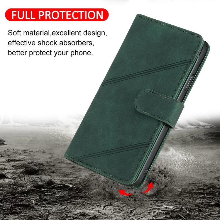 For Huawei P30 Pro Skin Feel Business Horizontal Flip PU Leather Case with Holder & Multi-Card Slots & Wallet & Lanyard & Photo Frame(Green) by buy2fix