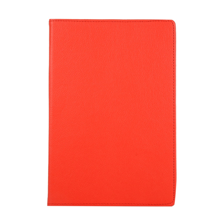 For Samsung Galaxy Tab S7 FE T730 Litchi Texture Horizontal Flip 360 Degrees Rotation Leather Case with Holder(Red) - Other Galaxy Tab PC by buy2fix | Online Shopping UK | buy2fix