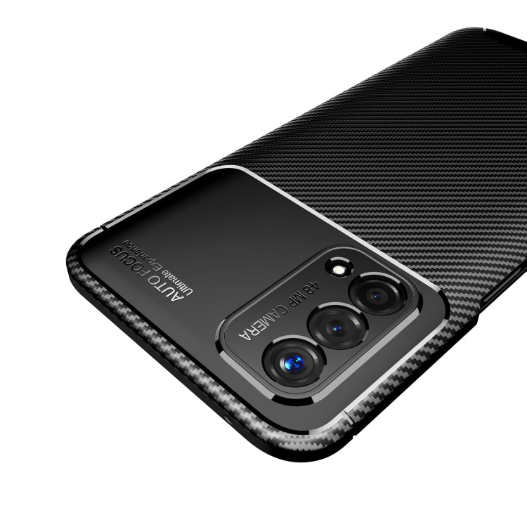 For OnePlus Nord N200 5G Carbon Fiber Texture Shockproof TPU Case(Black) by buy2fix