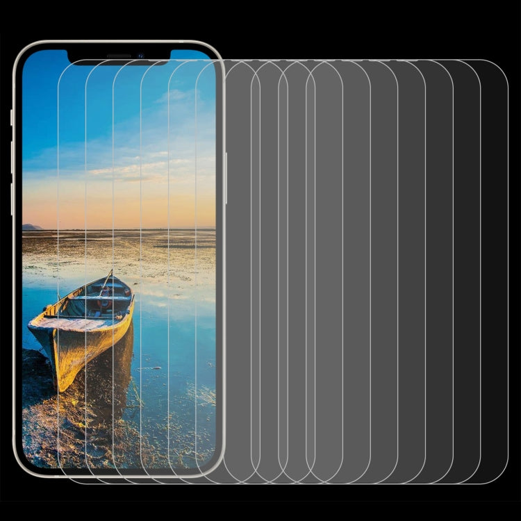 For iPhone 13 mini 50pcs 0.26mm 9H 2.5D Tempered Glass Film by buy2fix