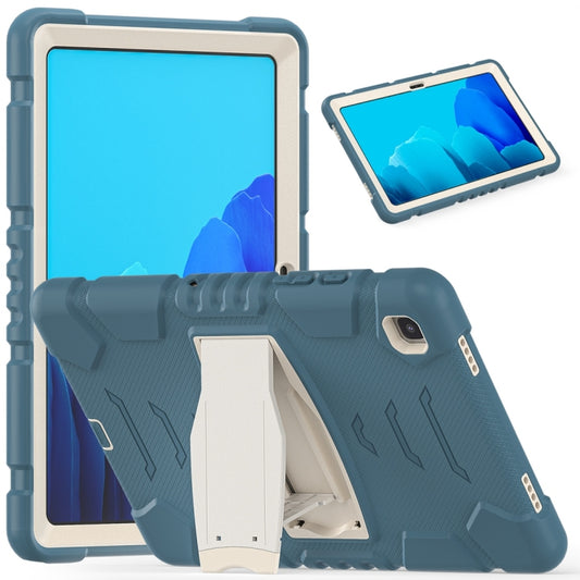 For Samsung Galaxy Tab A7 T500 3-Layer Protection Screen Frame + PC + Silicone Shockproof Combination Case with Holder(Cornflower Blue) - Other Galaxy Tab PC by buy2fix | Online Shopping UK | buy2fix