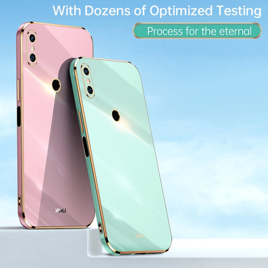 For Xiaomi Mi 8 XINLI Straight Edge 6D Electroplate TPU Phone Case(Celestial Blue) by XINLI