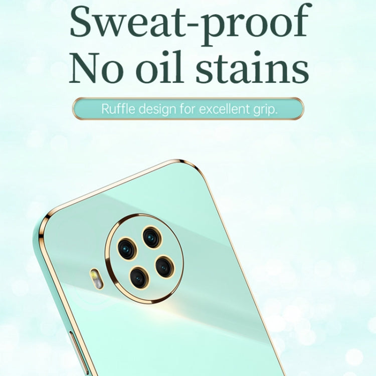 For Xiaomi Mi 10T Lite 5G XINLI Straight Edge 6D Electroplate TPU Phone Case(Celestial Blue) by XINLI