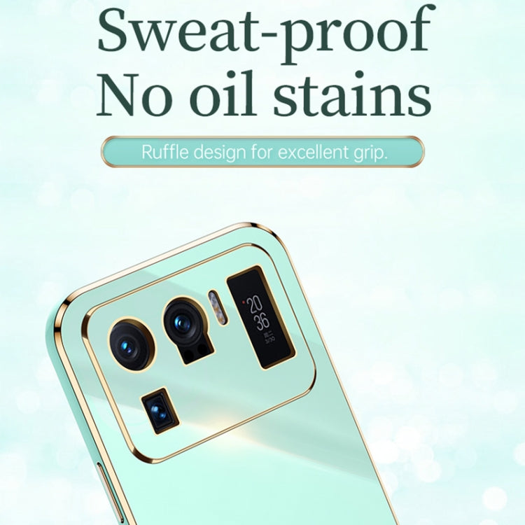 For Xiaomi Mi 11 Ultra XINLI Straight Edge 6D Electroplate TPU Phone Case(Black) by XINLI