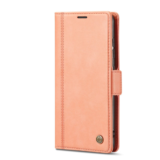 For Samsung Galaxy S21 5G LC.IMEEKE Magnetic Buckle PU + TPU Horizontal Flip Leather Case with Holder & Card Slots & Wallet(Rose Gold) by LC.IMEEKE
