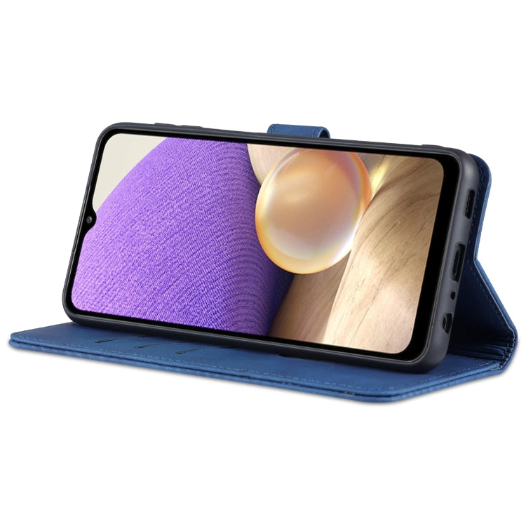 For Samsung Galaxy A32 5G AZNS Skin Feel Calf Texture Horizontal Flip Leather Case with Card Slots & Holder & Wallet(Brown) by AZNS